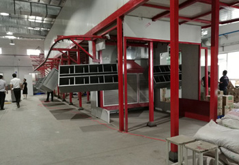 智能存儲(chǔ)柜-流水線噴涂